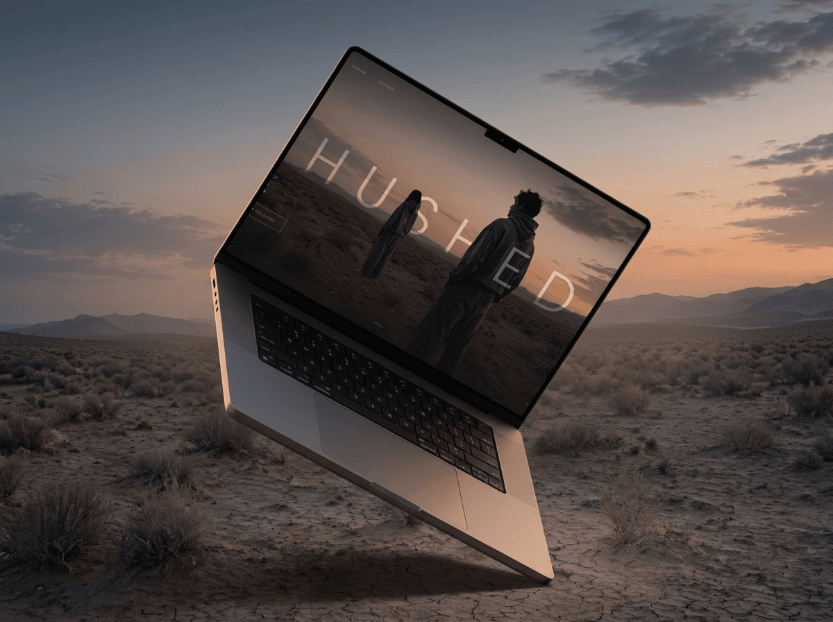 Hushed, custom Shopify e-commerce store