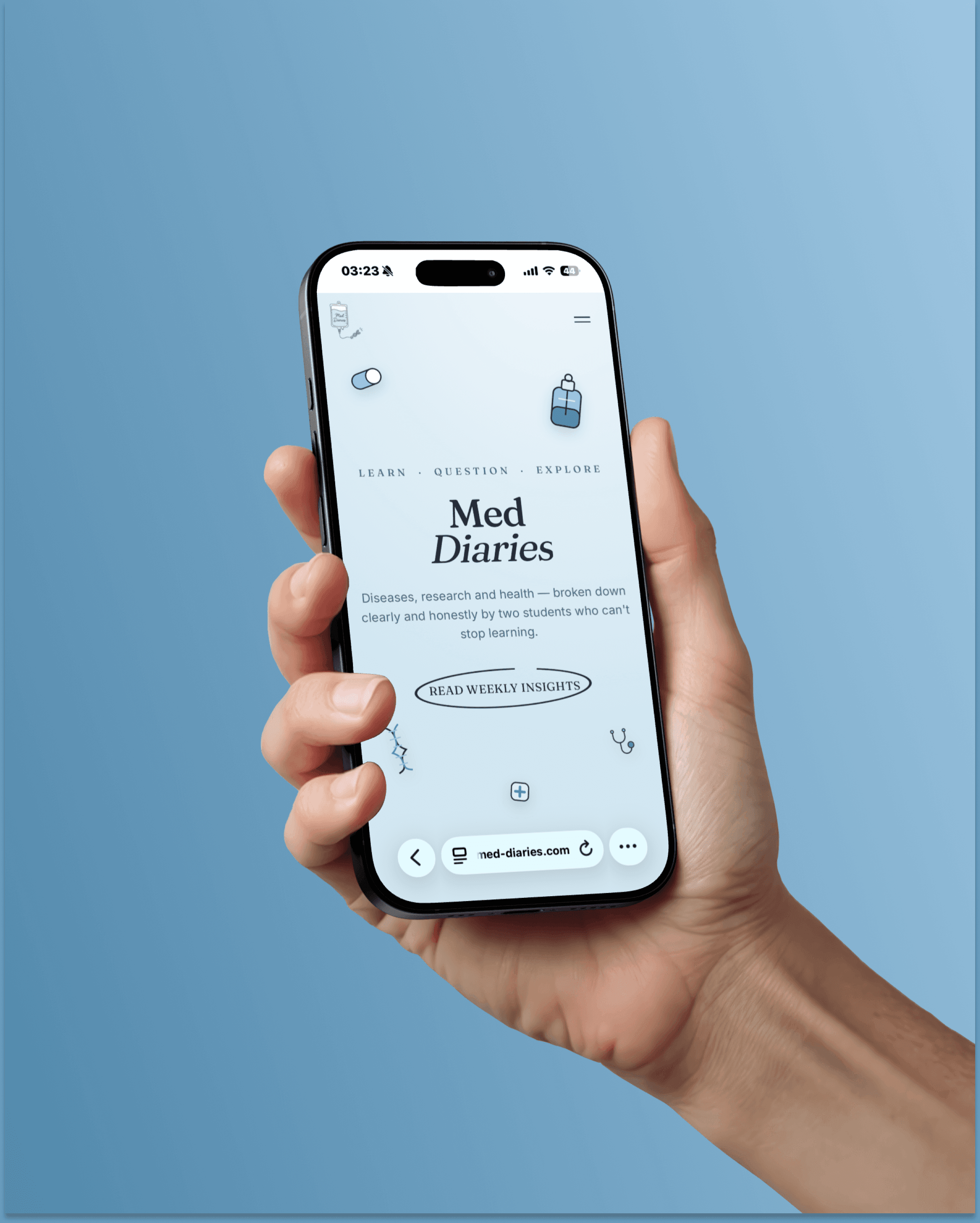 Med Diaries, medical-education website